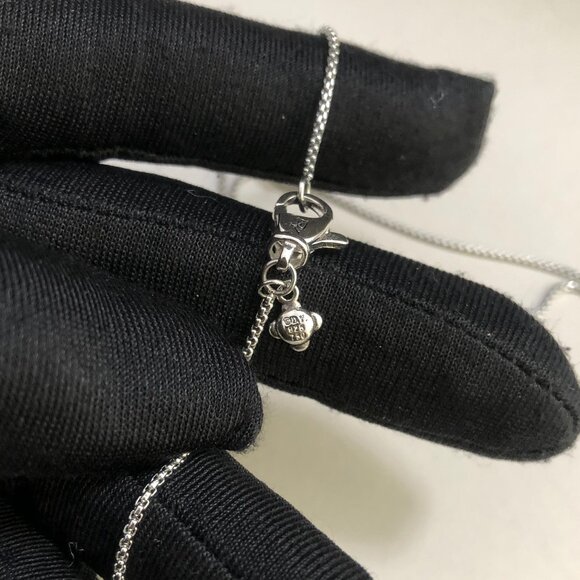 David Yurman Heart Pendant Necklace in 925 Sterling Silver - Picture 9 of 9